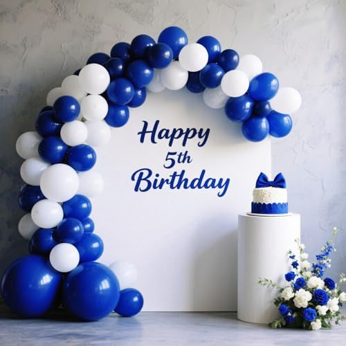 Royal Blue Balloon Arch Kit with 145pcs Balloons