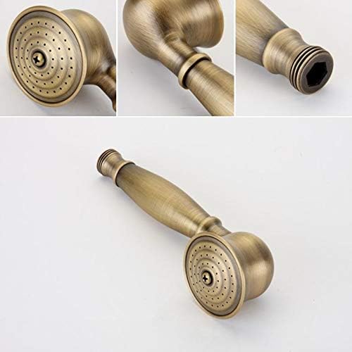 Brass Retro Telephone Shower Head Set with 15M Hose and Bracket