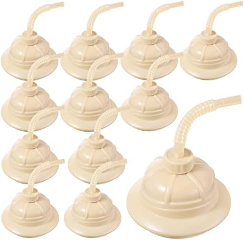 12 Pack Jungle Safari Hat Cups with Straws and Lids