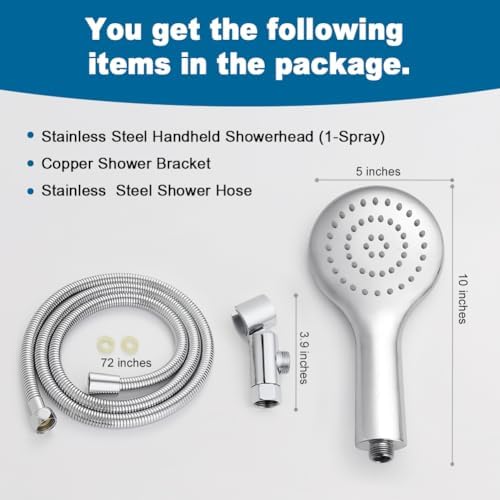 POP SANITARYWARE All Metal Handheld Shower Head