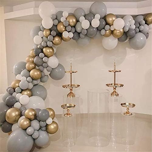 KALOR 100 Pcs 5 Inch Mini Matte Latex Balloons for Birthday Wedding Decorations