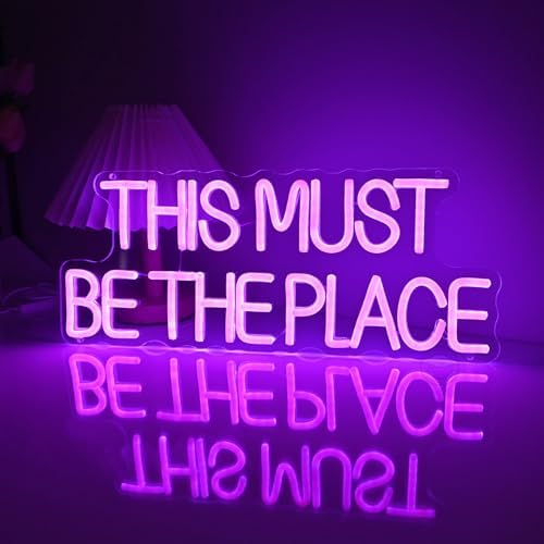 Britrio This Must Be The Place Neon Sign Light