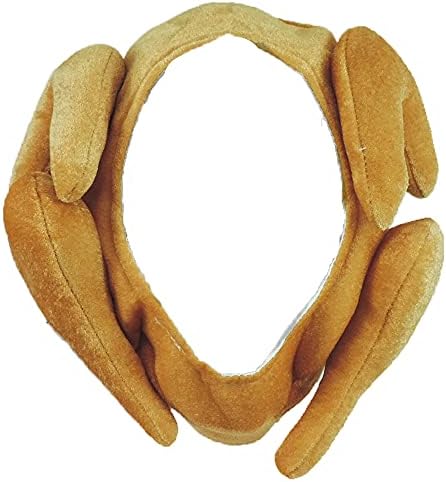 Face Framing Plush Turkey Hat for Thanksgiving Costume