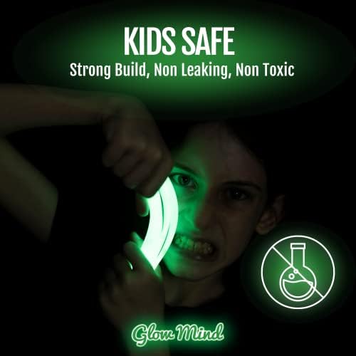 500 Ultra Bright Glow Sticks - Halloween Party Supplies Pack