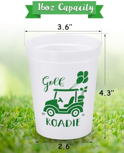 Nefelibata 12Pcs Golf Party Cups Reusable 16oz Drinking Cups