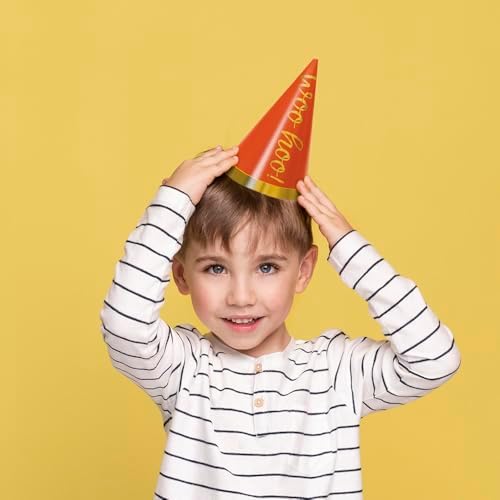 Birthday Rainbow Mini Cone Party Hats 4 Inch 12 Pcs