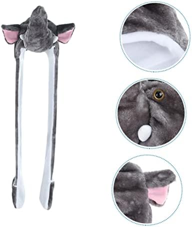 Plush Animal Hat for Adults Warm Earmuff Beanie