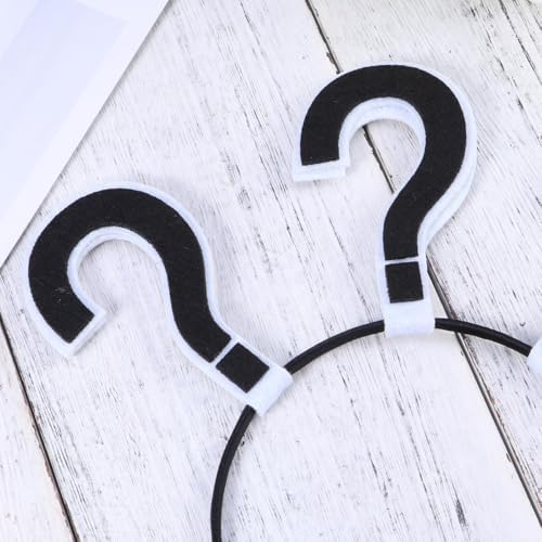 STOBOK Question Mark Headband Party Hat