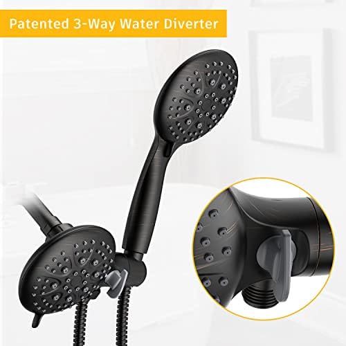 SunCleanse 3-Way Shower Head Combo with 35 Settings