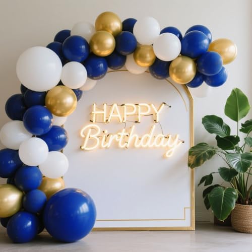 Royal Blue Balloon Arch Kit with 145pcs Balloons