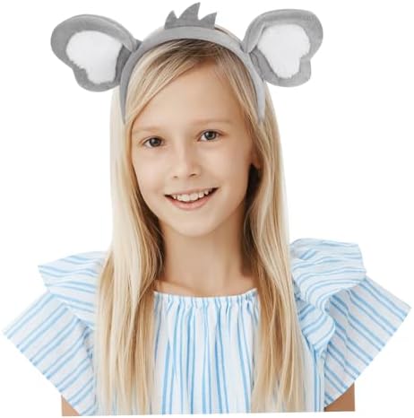 Light Grey Cartoon Headband for Costume Parties and Festivals
