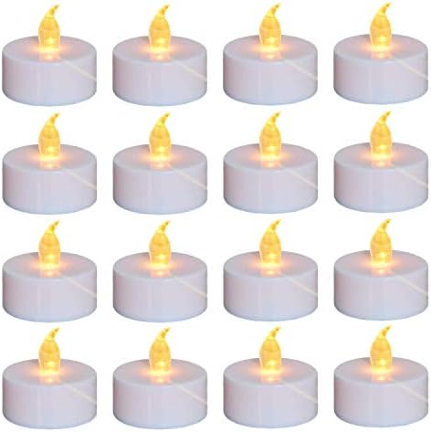 Nancia 100 Pack Flameless LED Tea Lights with 200 Hours Battery Life