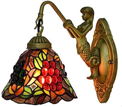 Classic Black Bottom Grape Wall Lamp for Living Room and Bar