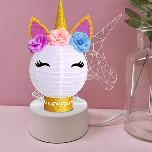 MOAXMOA Unicorn Paper Lanterns Centerpieces