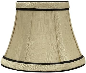 Aspen Creative Bell Clip-On Lamp Shade Set of 2 Ivory 1