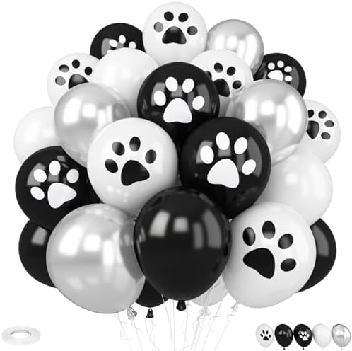 Dog Paw Balloons 30Pcs Set for Birthday Party Decor