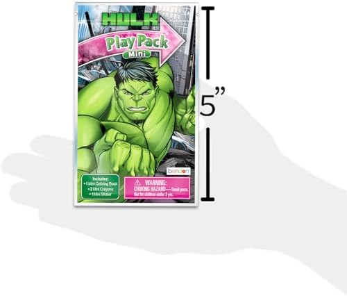 Marvel Incredible Hulk Mini Party Favors Set for Kids