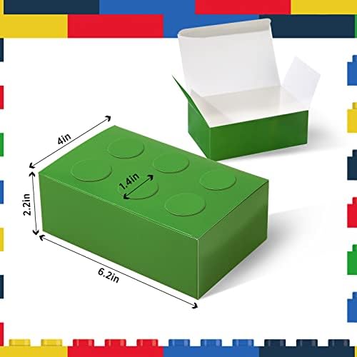 Leinuosen 24 Piece Brick Theme Party Favor Boxes