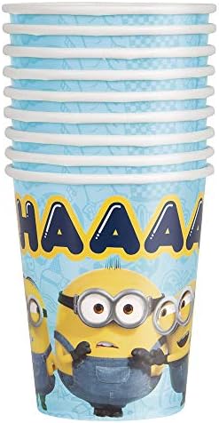 Unique Minions 2 Party Multicolor Paper Cups 8 Pack