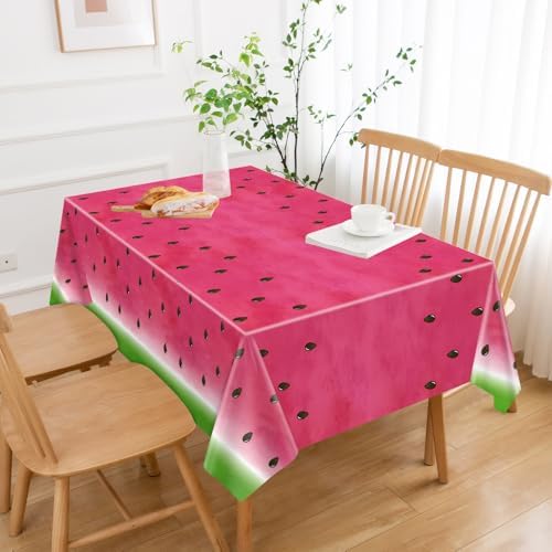 4 Pack Watermelon Themed Party Tablecloths