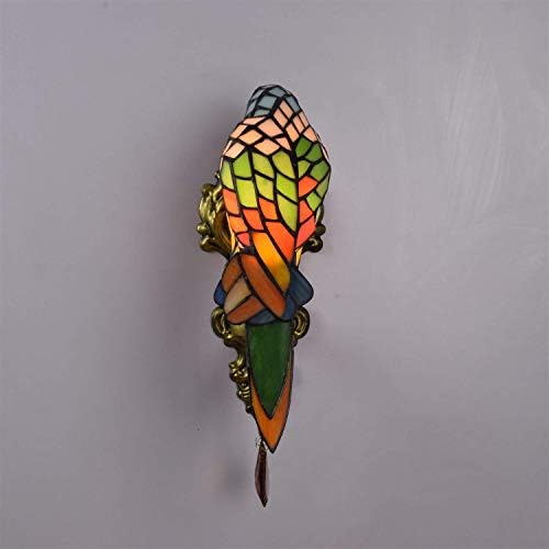 Tiffany Style Wall Lamp with Stained Glass