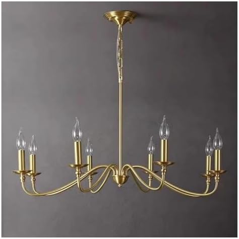 Modern Golden Candle Style Pendant Light 1
