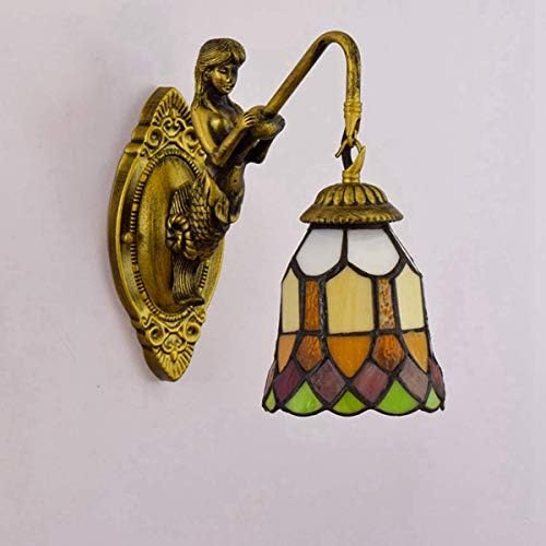 European Style Tiffany Glass Wall Lamp Sconce Decor