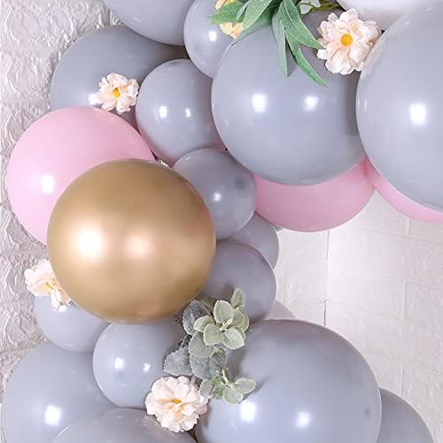 KALOR 100 Pcs 5 Inch Mini Matte Latex Balloons for Birthday Wedding Decorations