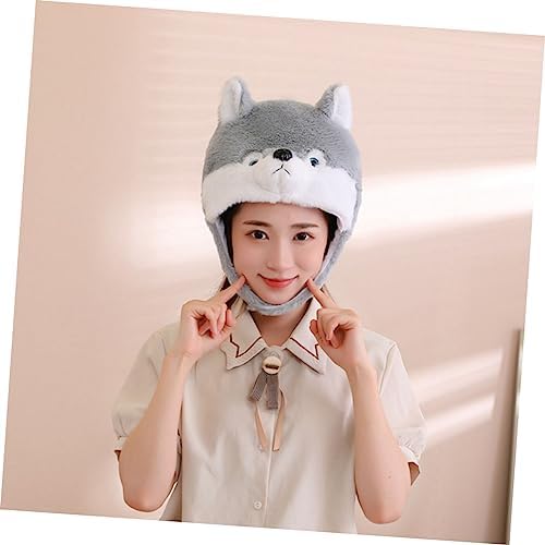 Plush Dog Headwear Party Hat Carnival Funny Costume