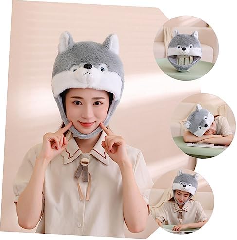 Plush Dog Headwear Party Hat Carnival Funny Costume