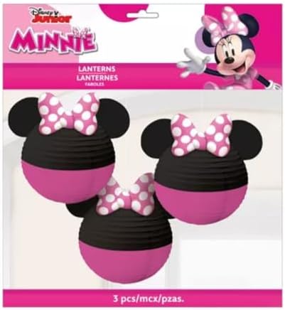 Minnie Mouse Paper Lanterns 95 Pack of 3