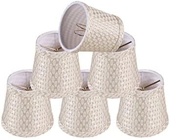 Aspen Creative 51017-6 Empire Chandelier Lamp Shades Set of 6