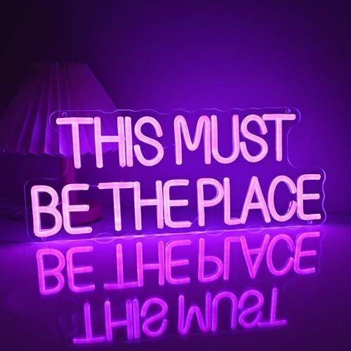 Britrio This Must Be The Place Neon Sign Light