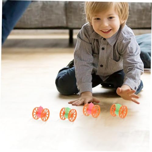 Totority 50pcs Mini Wheeled Tumbler Toys for Balance and Coordination