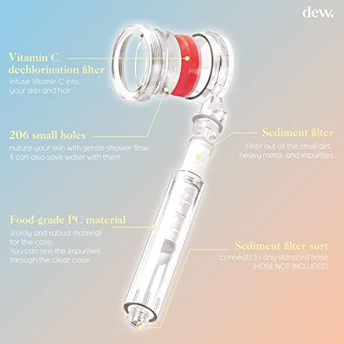 Vitamin C Handheld Shower Head with Sediment Filter