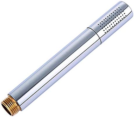 Kilimazart Mini Universal Handheld Shower Head with Laser-Drilled Spray Nozzle Brass Chrome