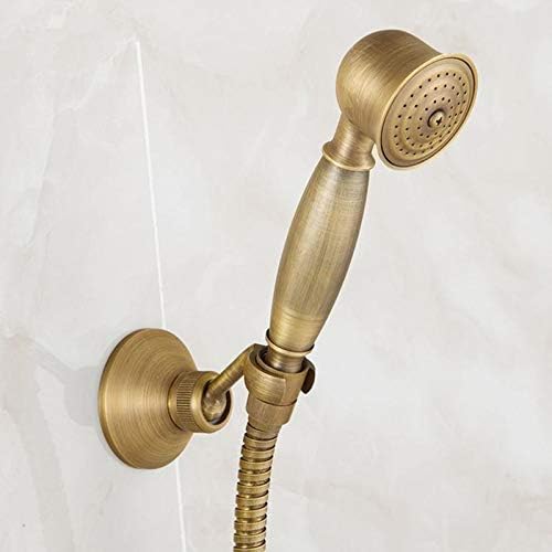 Brass Retro Telephone Shower Head Set with 15M Hose and Bracket