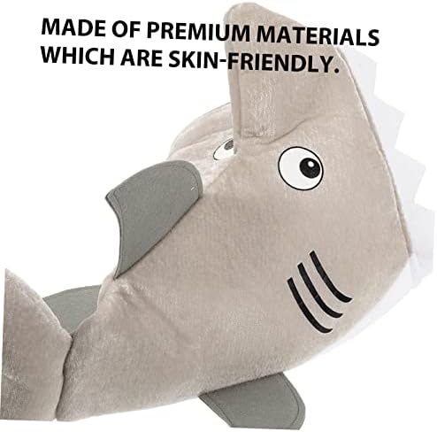 Coolehiya Animal Hat Costume Party Plush Shark Photo Prop Mask