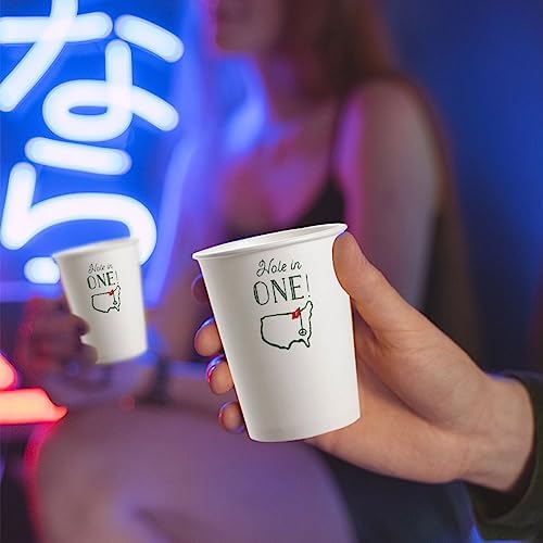 Golf Party Cups 20 Pack 9oz Hole in One First Birthday