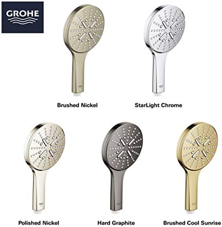 GROHE Rainshower Smartactive Hand Shower 3 Sprays Starlight Chrome