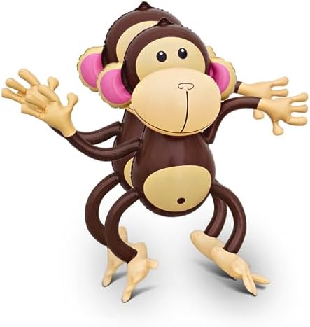 4Es Novelty Inflatable Monkeys 2 Pack