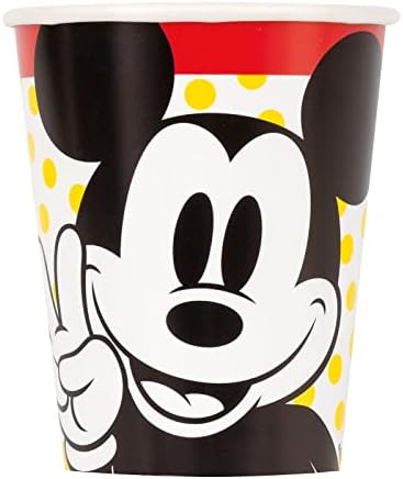 Disney Mickey Mouse 9 oz Paper Cups Pack of 8