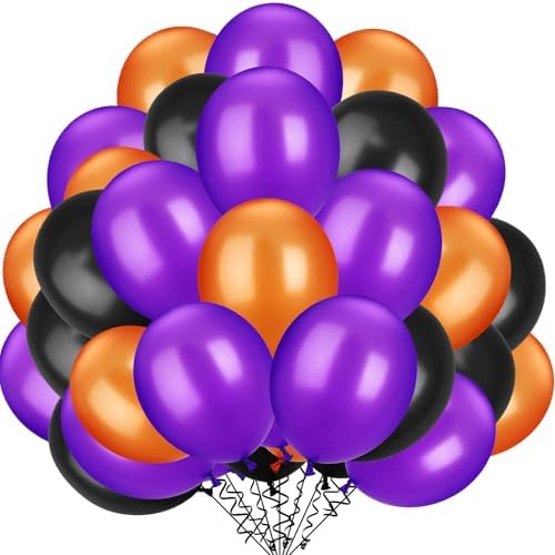 TecUnite 100 Pcs 13 Inch Colorful Balloons for Party Decorations