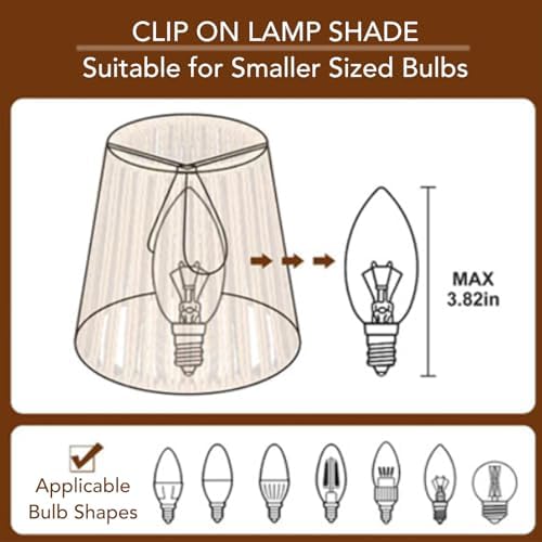 Set of 3 Bohemian Handwoven Rattan Lamp Shades for E14 Bulbs
