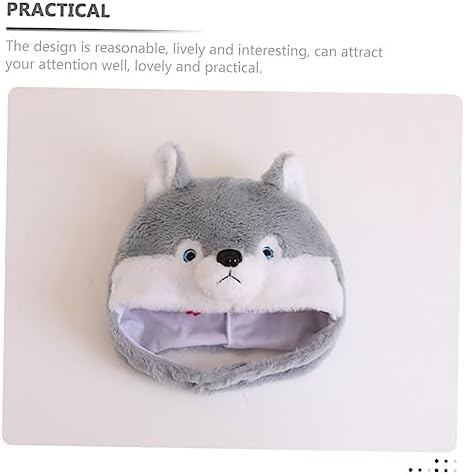 Plush Dog Headwear Party Hat Carnival Funny Costume
