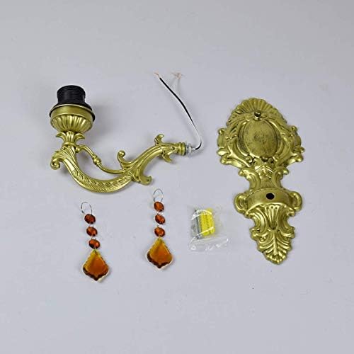 Tiffany Style Wall Lamp with Stained Glass