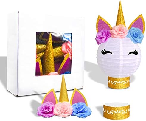 MOAXMOA Unicorn Paper Lanterns Centerpieces