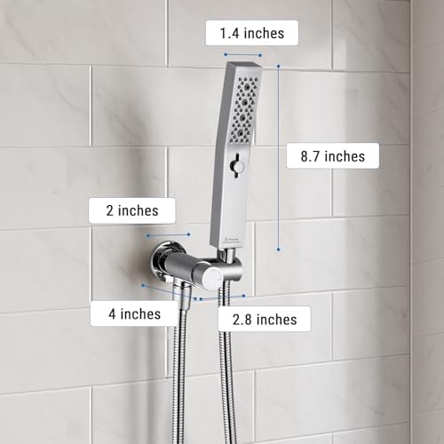 G Promise 3-Function All Metal Handheld Shower Set