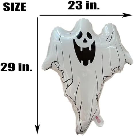 Halloween Ghost Balloons - 3 Pack for Spooky Decor
