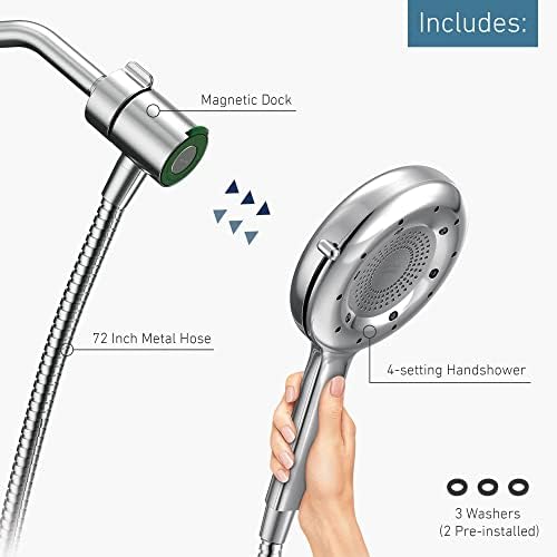 Moen Quattro Handheld Showerhead with Magnetix Dock